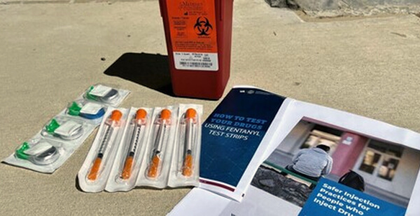 Photo of harm reduction kit
