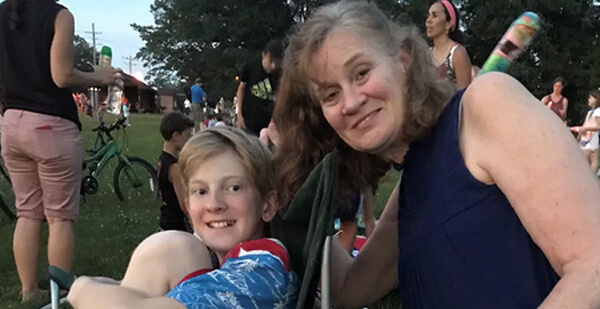 Mary Julius, pictured with her son, is Program Quality Manager, Diabetes Self- Management Education and Support at the Northeast Ohio VA Health Care System