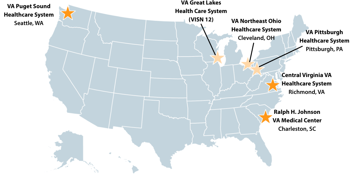 Map of the OAM Hubs Labs